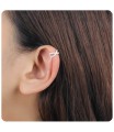 10mm CZ Stones Ear Cuff EC-1150